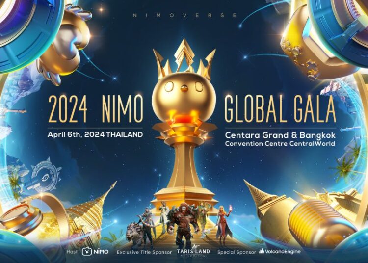 سيتم عقد Nimo Global Gala في تايلاند لأول مرة لتكريم المذيعين المتميزين والمنظمات الشريكة