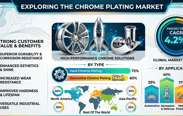 Shine, Strength, and Survival: How the Global Chrome Plating Market Is Navigating Regulation, Reinvention, and a USD 29.5 Billion Future by 2035