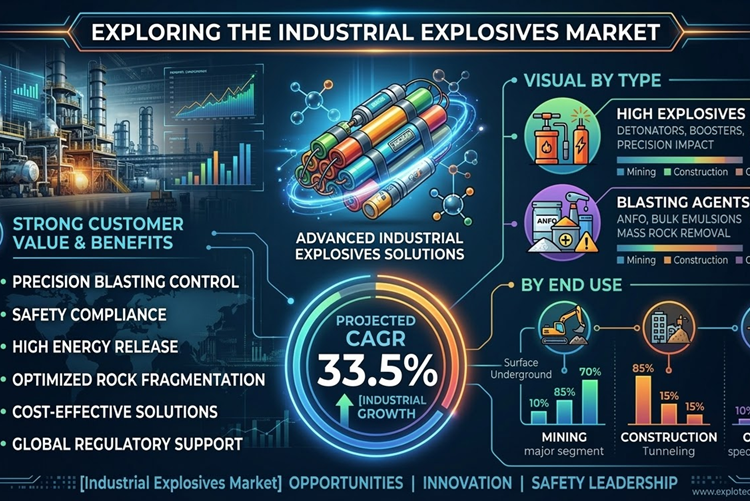 Industrial Explosives Market: A $600 Billion Opportunity by 2035 Driven by Mining Boom and Infrastructure Revolution
